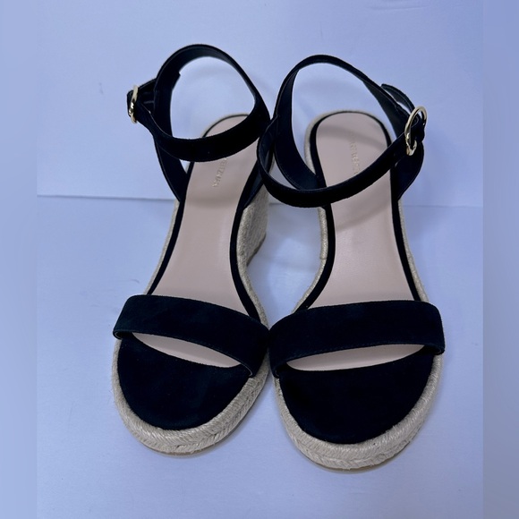 NWOB STUART WEITZMAN Teddi Wedge Sandals, Sz. 8.5 - Picture 9 of 10